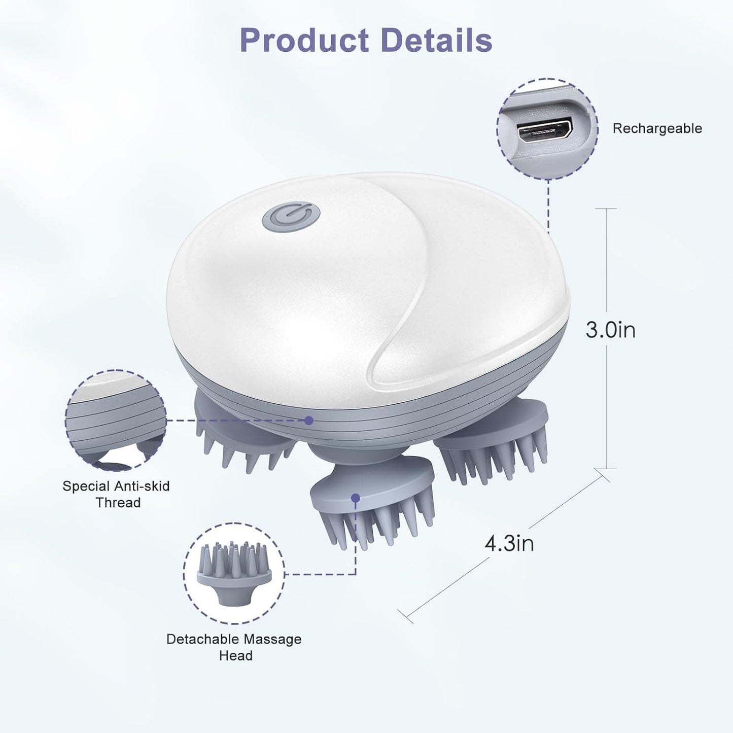 🐾 Electric Men Women & Pet  Massager Relax, Refresh & Bond Anytime, Anywhere!