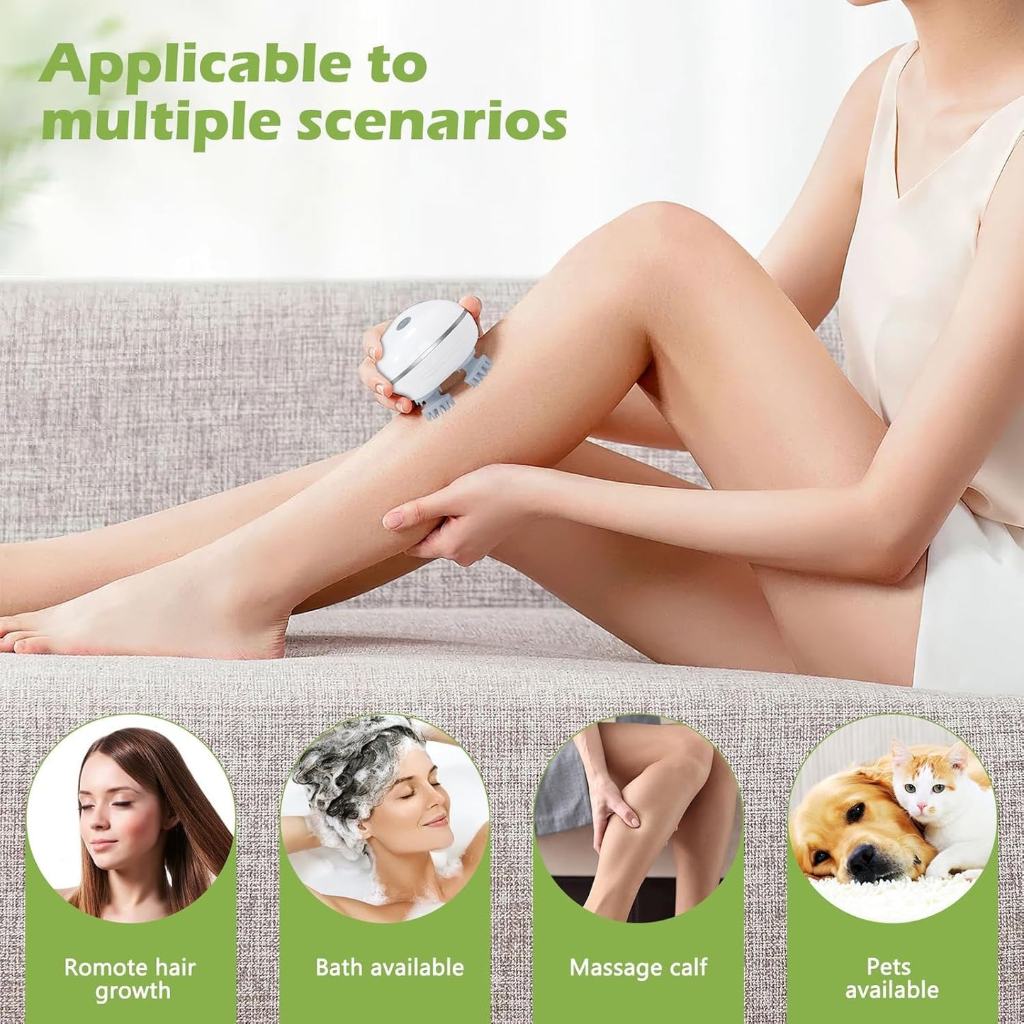 🐾 Electric Men Women & Pet  Massager Relax, Refresh & Bond Anytime, Anywhere!