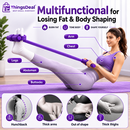 🔥 4-Tube Multifunctional Resistance Band Trainer
