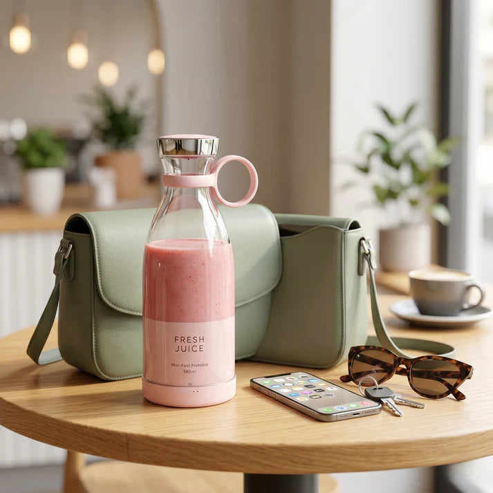 Electric Portable Mini Juicer Bottle | Wireless Personal Size Juicer Blender