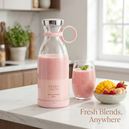 Electric Portable Mini Juicer Bottle | Wireless Personal Size Juicer Blender