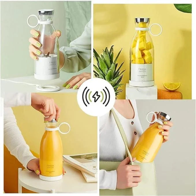 Electric Portable Mini Juicer Bottle | Wireless Personal Size Juicer Blender